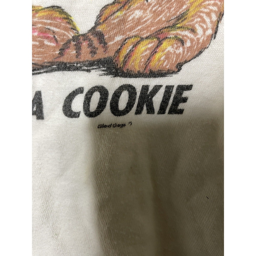 Vintage Obscure Tee Shirt Size Small Obscure White FLAW Dog 70s - Picture 3 of 11